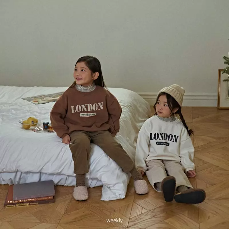 Weekly - Korean Children Fashion - #fashionkids - London Sweatshirt