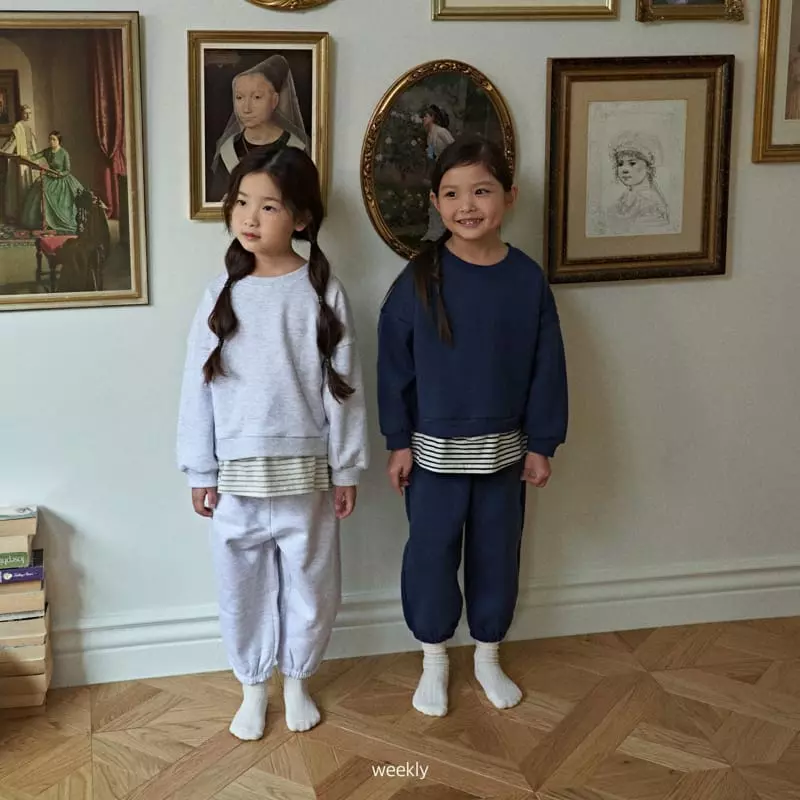 Weekly - Korean Children Fashion - #kidsshorts - Layered Set - 5