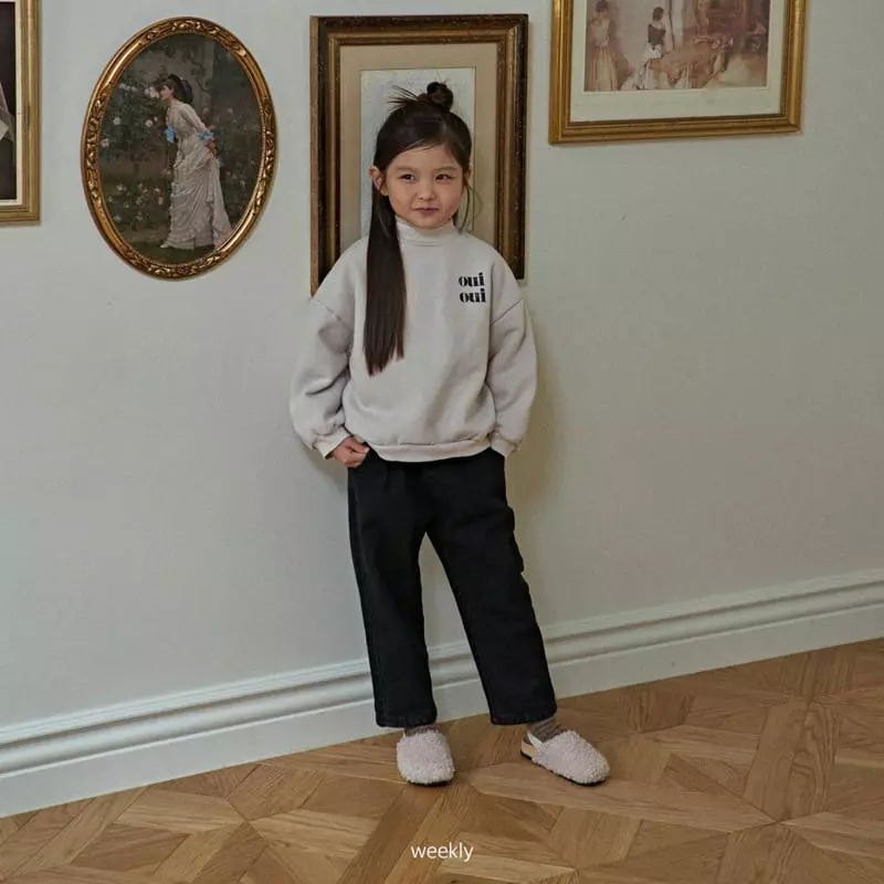 Weekly - Korean Children Fashion - #kidsshorts - Cui Turtleneck Sweathsirt - 3