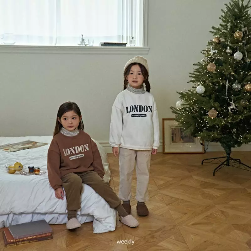 Weekly - Korean Children Fashion - #kidsstore - London Sweatshirt - 3