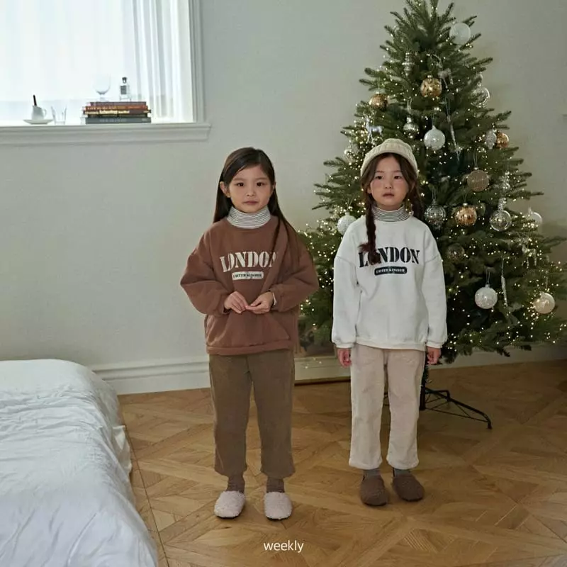 Weekly - Korean Children Fashion - #kidsstore - London Sweatshirt - 4