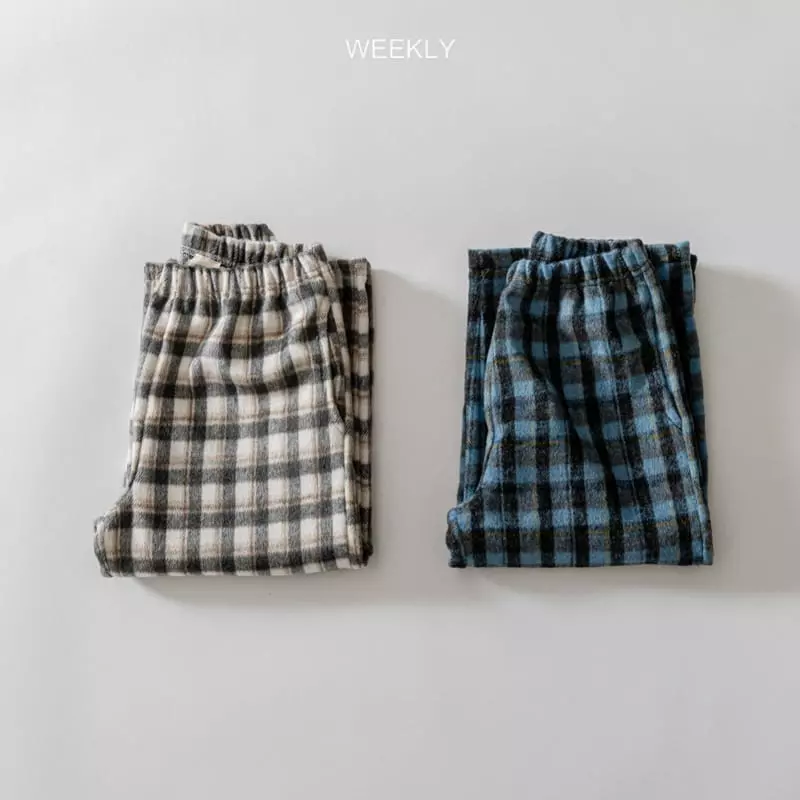 Weekly - Korean Children Fashion - #kidzfashiontrend - Check Pants - 9