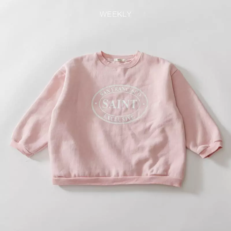 Weekly - Korean Children Fashion - #kidzfashiontrend - Saint Sweatshirt - 8