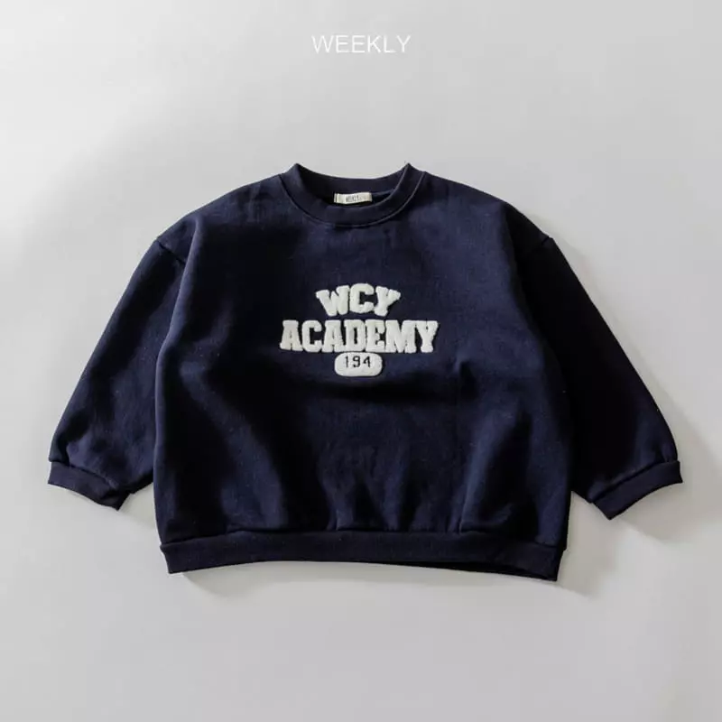Weekly - Korean Children Fashion - #littlefashionista - Academy Embrodiery Sweathsirt - 8