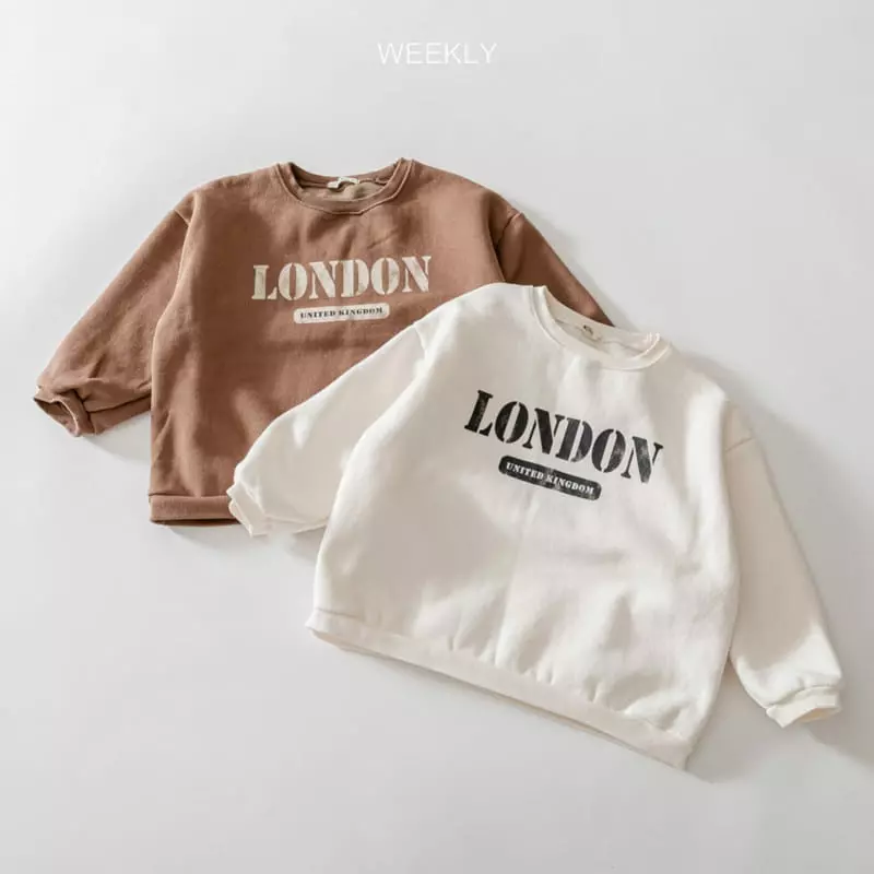 Weekly - Korean Children Fashion - #prettylittlegirls - London Sweatshirt - 9