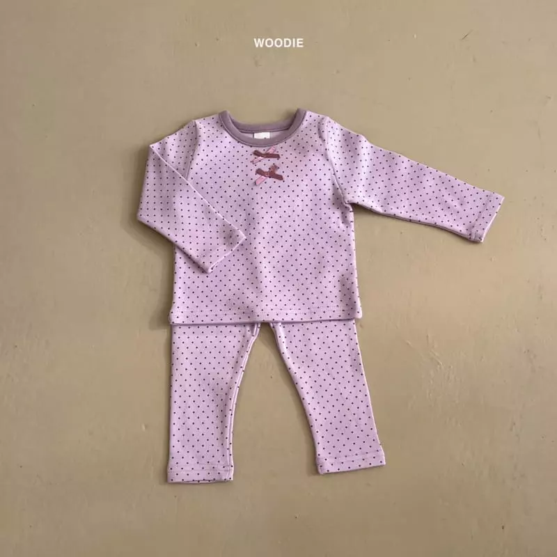 Woodie - Korean Baby Fashion - #babyboutique - Dot Ribbon Easywear - 7