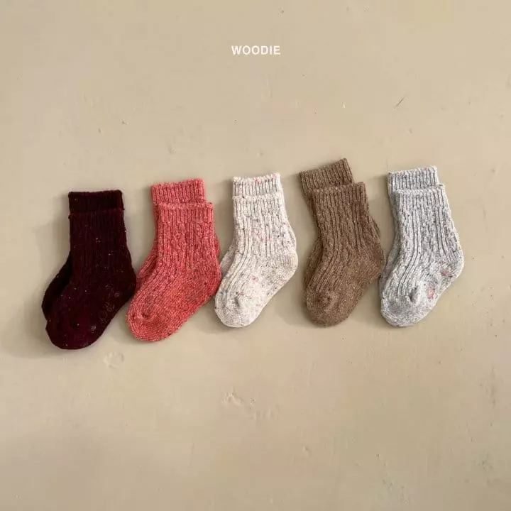 Woodie - Korean Baby Fashion - #babyboutique - Sleep Pastel Socks