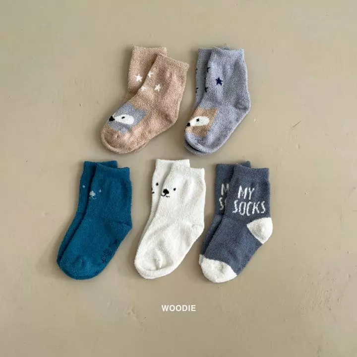Woodie - Korean Baby Fashion - #babyclothing - Racoon Socks