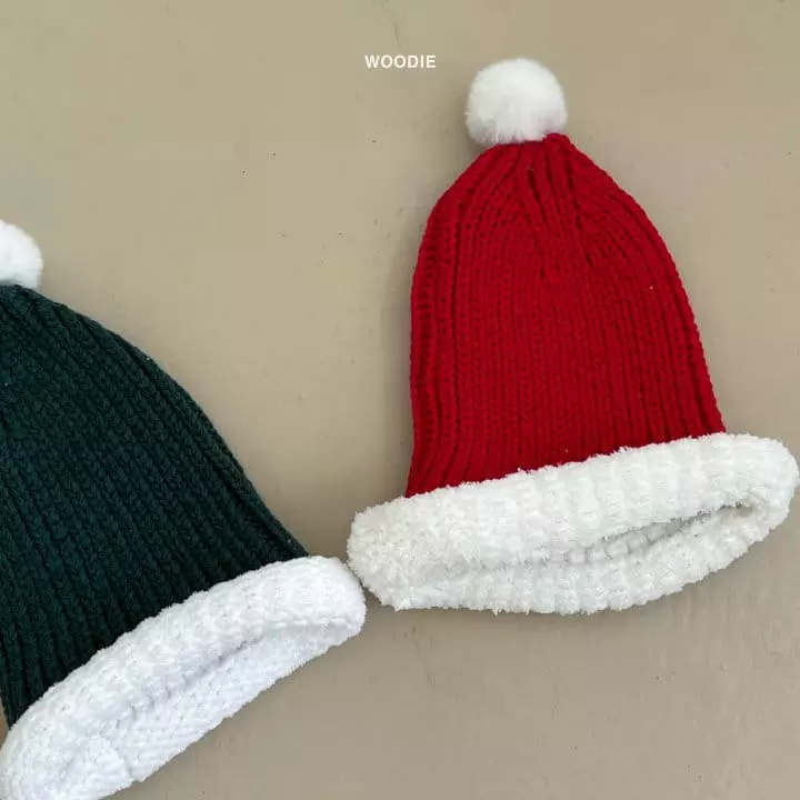 Woodie - Korean Baby Fashion - #babyfever - Santa Beanie (10m~4y)