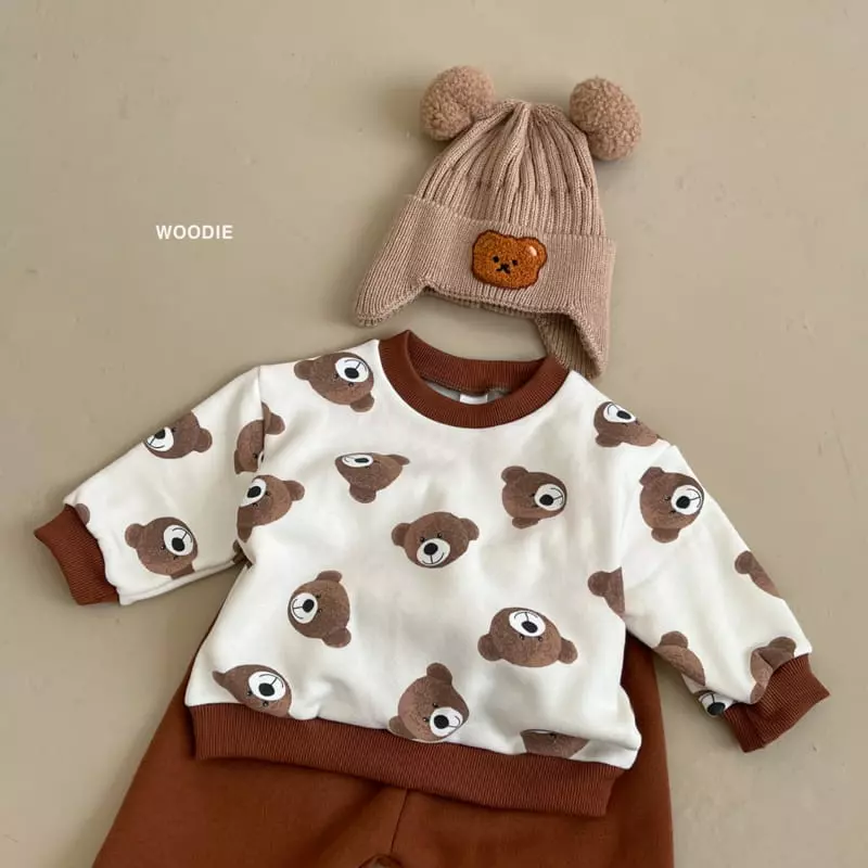 Woodie - Korean Baby Fashion - #babygirlfashion - Sweety Bear Top Bottom Set