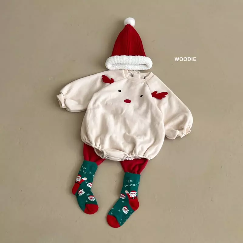 Woodie - Korean Baby Fashion - #babywear - Rudolf Bodysuit - 2