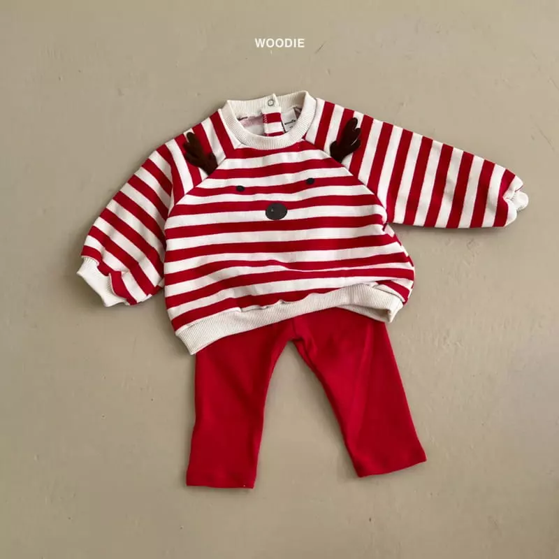 Woodie - Korean Baby Fashion - #babywear - Santa Leggings