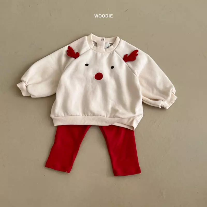 Woodie - Korean Baby Fashion - #onlinebabyboutique - Santa Leggings - 2
