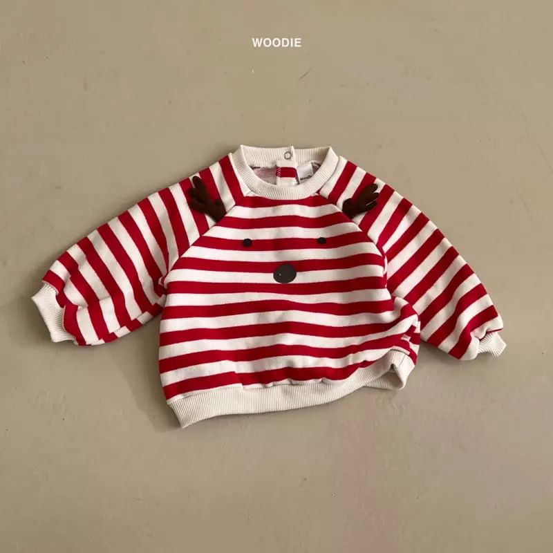 Woodie - Korean Baby Fashion - #onlinebabyshop - Rudolf Tee - 5