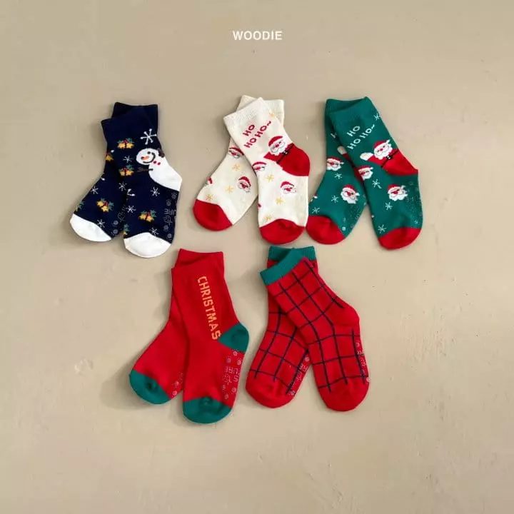 Woodie - Korean Baby Fashion - #onlinebabyshop - Merry Socks