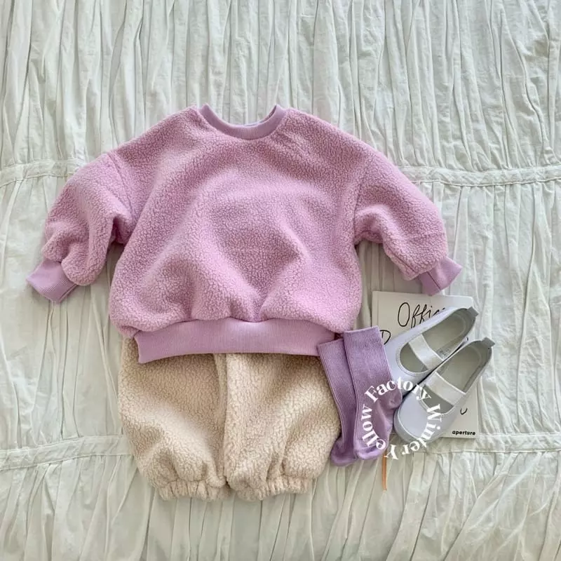 Yellow Factory - Korean Children Fashion - #fashionkids - Doremi Top Bottom Set - 5