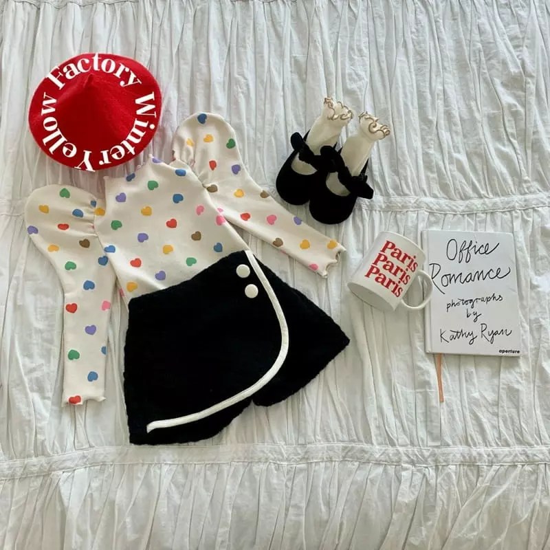 Yellow Factory - Korean Children Fashion - #littlefashionista - Button Wrap Skirt - 8