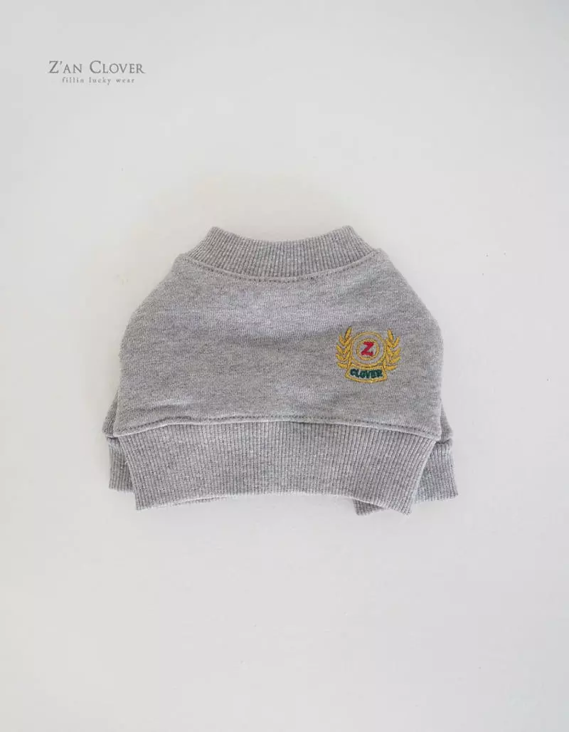 Zan Clover - Korean Baby Fashion - #smilingbaby - Pet Embroidery Sweatshirt - 4