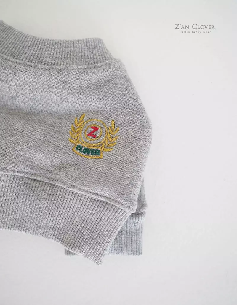 Zan Clover - Korean Baby Fashion - #babyboutiqueclothing - Pet Embroidery Sweatshirt - 5