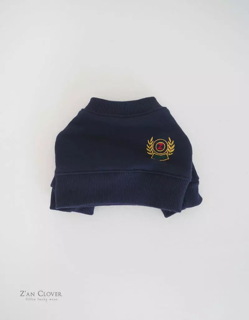 Zan Clover - Korean Baby Fashion - #babyfever - Pet Embroidery Sweatshirt - 8
