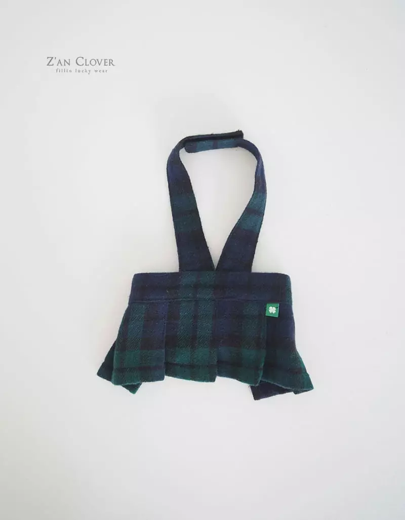Zan Clover - Korean Baby Fashion - #babygirlfashion - Pet Check Pleats Skirt - 10