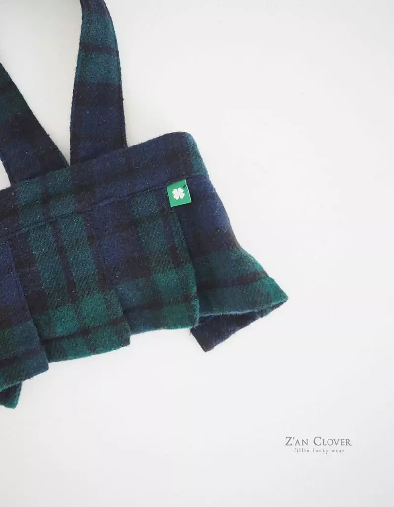 Zan Clover - Korean Baby Fashion - #babylifestyle - Pet Check Pleats Skirt - 11