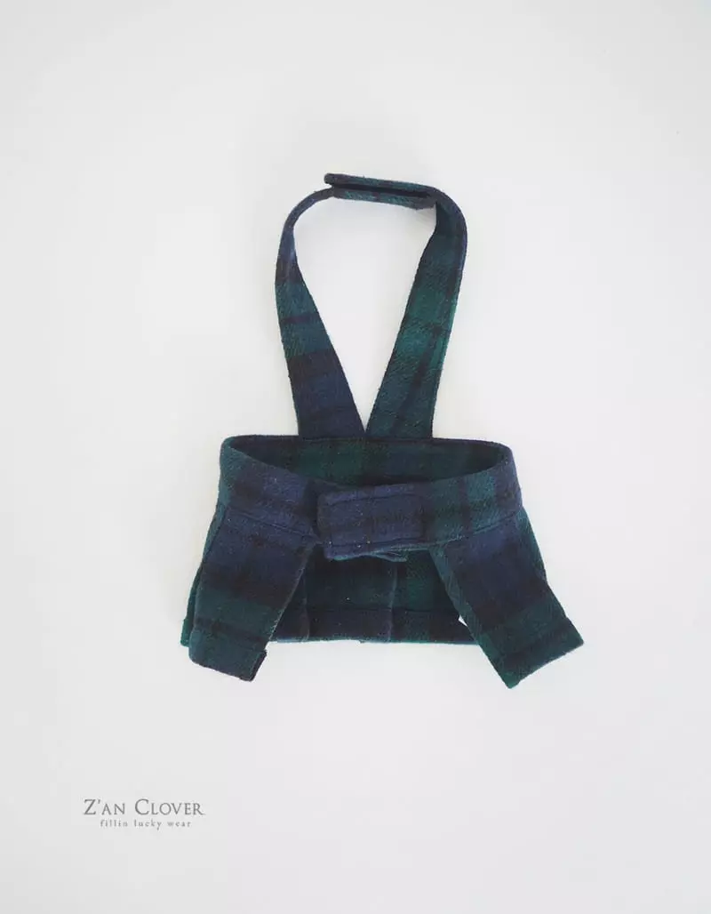 Zan Clover - Korean Baby Fashion - #babyoninstagram - Pet Check Pleats Skirt - 12