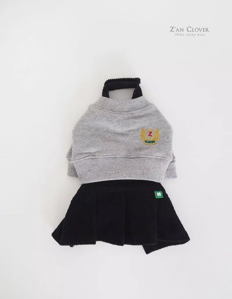 Zan Clover - Korean Baby Fashion - #babyootd - Pet Embroidery Sweatshirt - 12