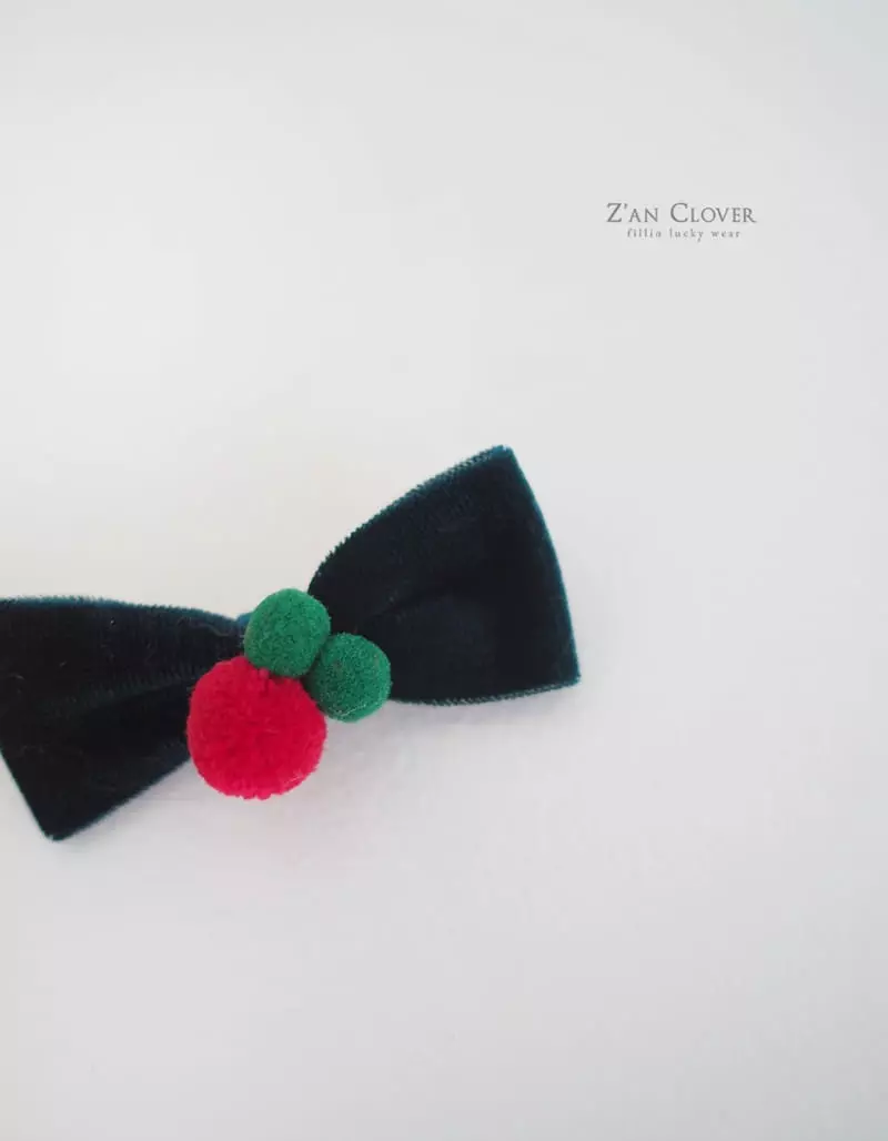Zan Clover - Korean Baby Fashion - #babywear - Pet X Mas Ribbon Hairpin Petwear - 6
