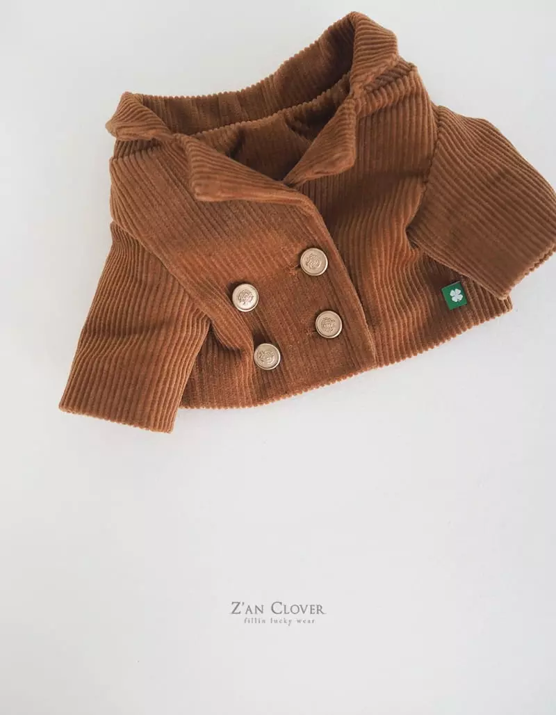 Zan Clover - Korean Baby Fashion - #smilingbaby - Pet Rib Crop Jacket  - 7