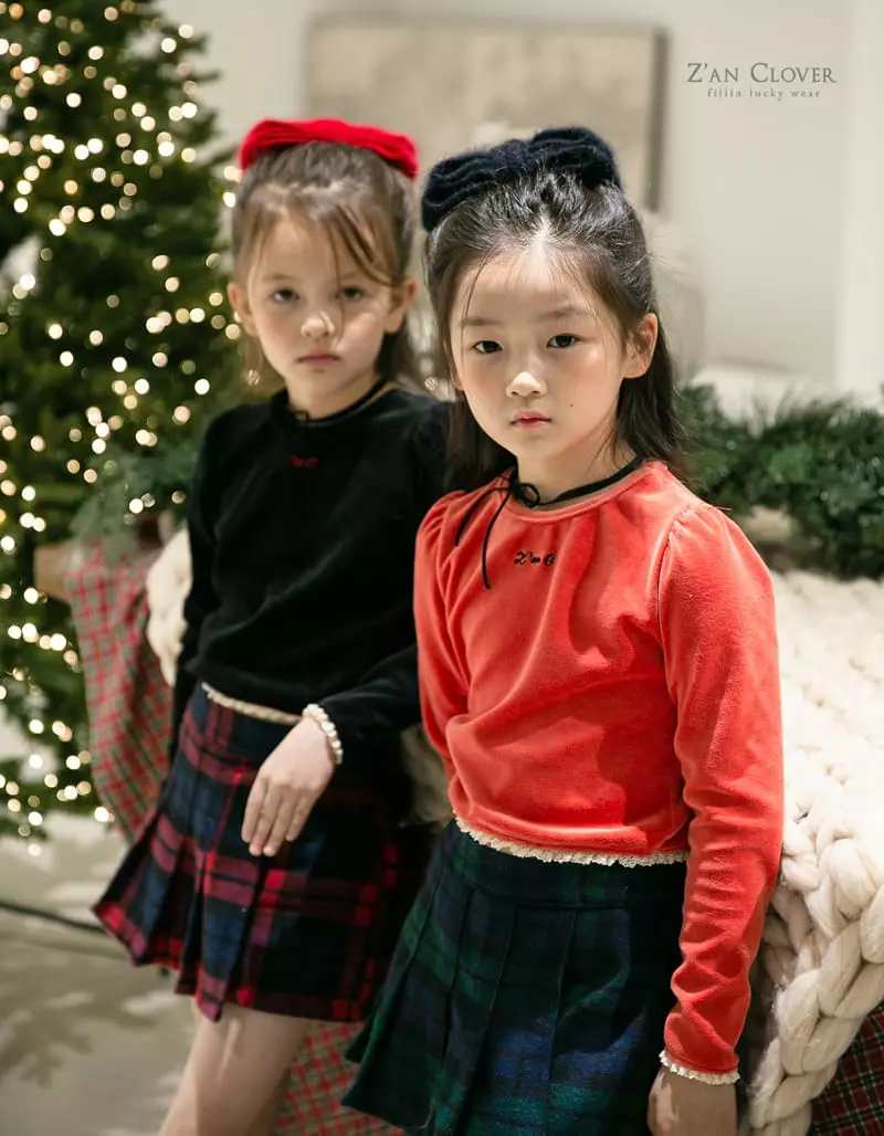 Zan Clover - Korean Children Fashion - #childrensboutique - Check Wrap Pants - 11