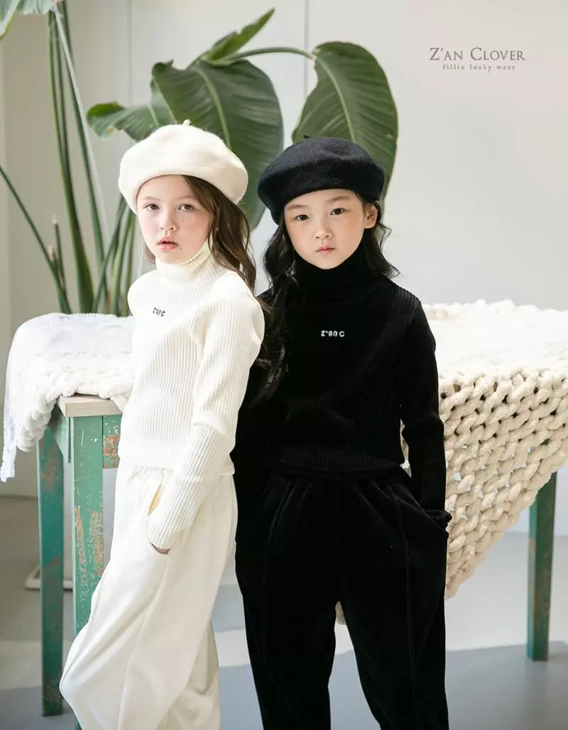 Zan Clover - Korean Children Fashion - #discoveringself - Veloure Pants - 12