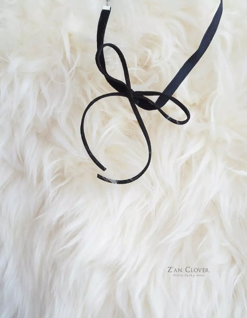Zan Clover - Korean Children Fashion - #fashionkids - Ribbon Chocker Muffler - 3