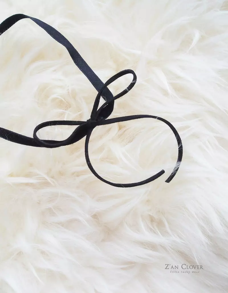 Zan Clover - Korean Children Fashion - #fashionkids - Ribbon Chocker Muffler - 4
