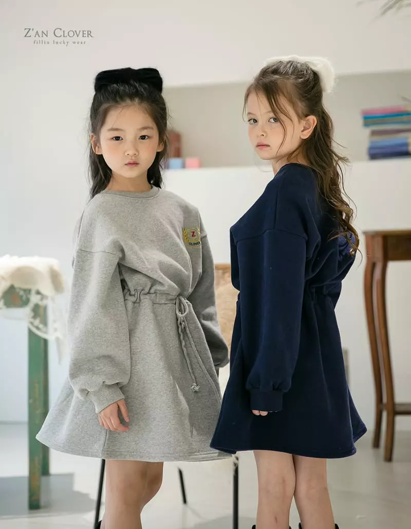 Zan Clover - Korean Children Fashion - #kidsshorts - Fleece One-piece - 3