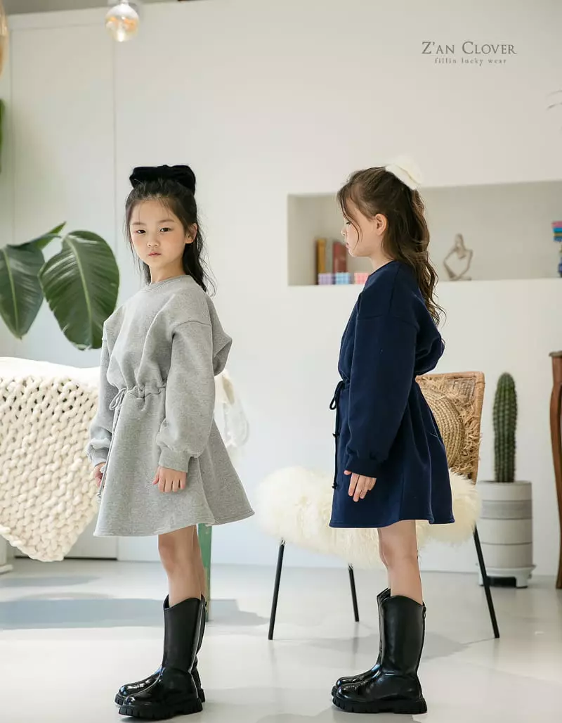 Zan Clover - Korean Children Fashion - #kidzfashiontrend - Fleece One-piece - 5