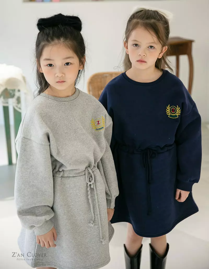 Zan Clover - Korean Children Fashion - #littlefashionista - Fleece One-piece - 7