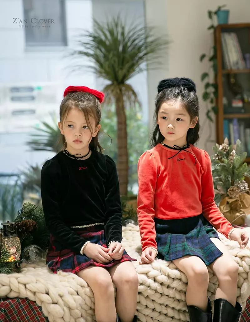 Zan Clover - Korean Children Fashion - #littlefashionista - Check Wrap Pants - 5