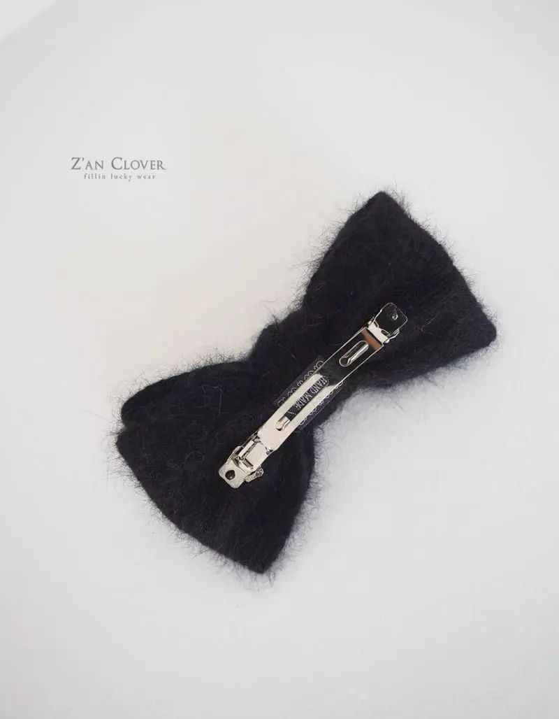 Zan Clover - Korean Children Fashion - #minifashionista - Angora Ribbon Hairpin - 11