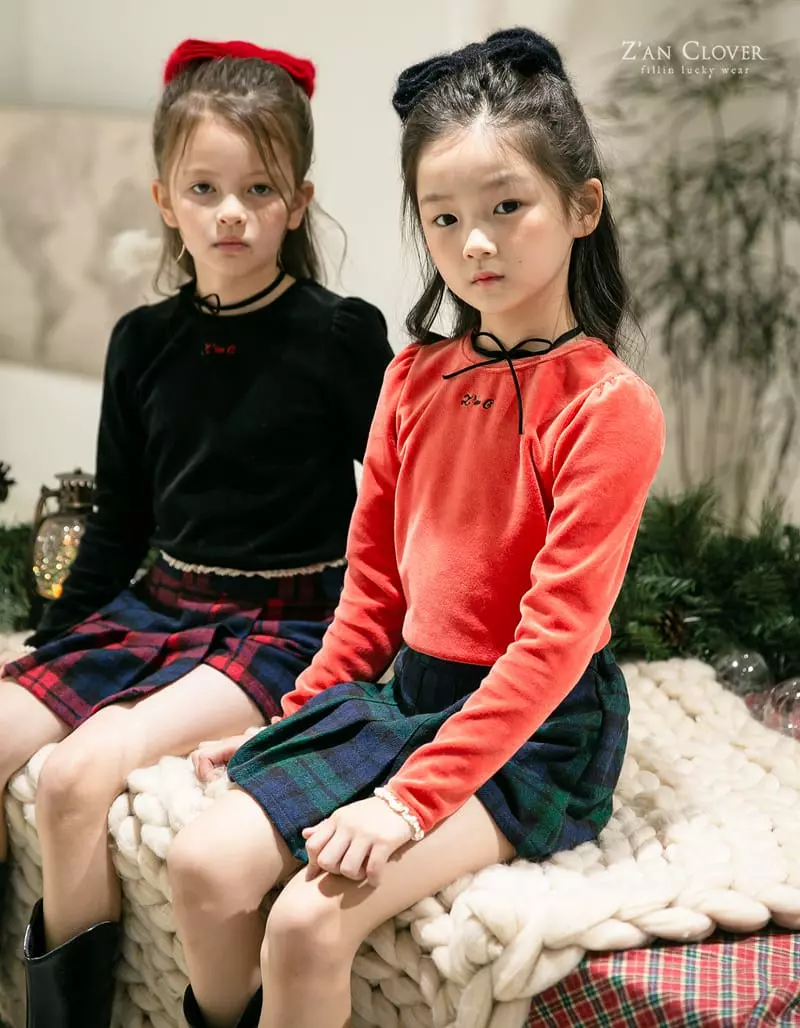 Zan Clover - Korean Children Fashion - #minifashionista - Check Wrap Pants - 7