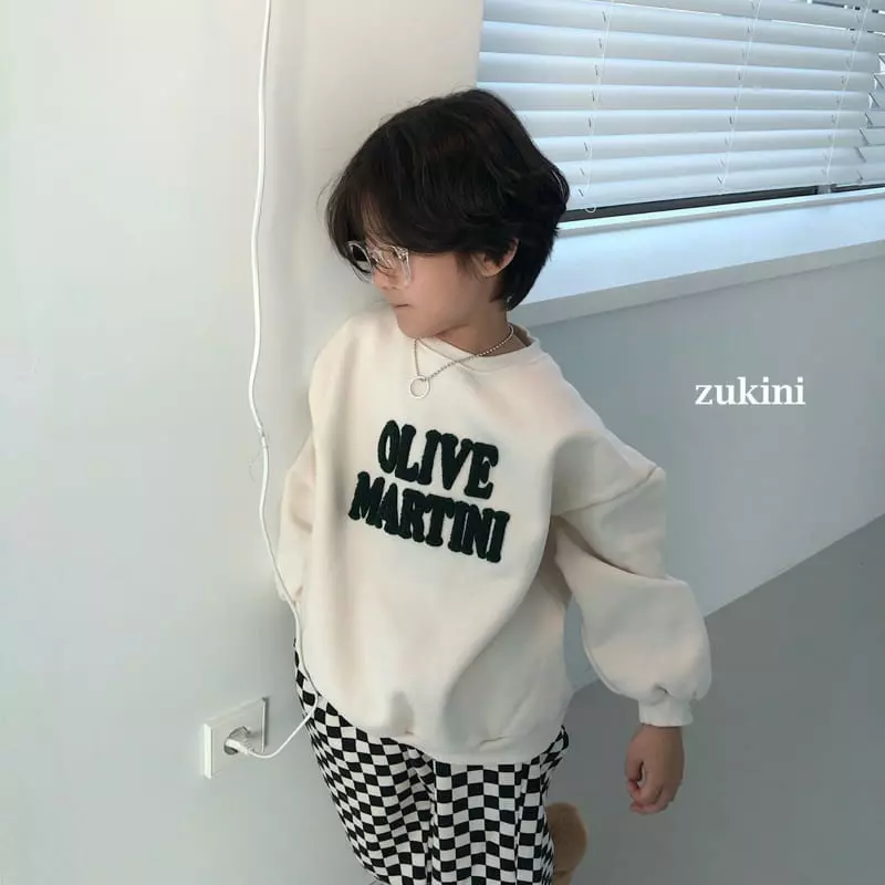 Zukini - Korean Children Fashion - #Kfashion4kids - Olive Sweatshirt - 7