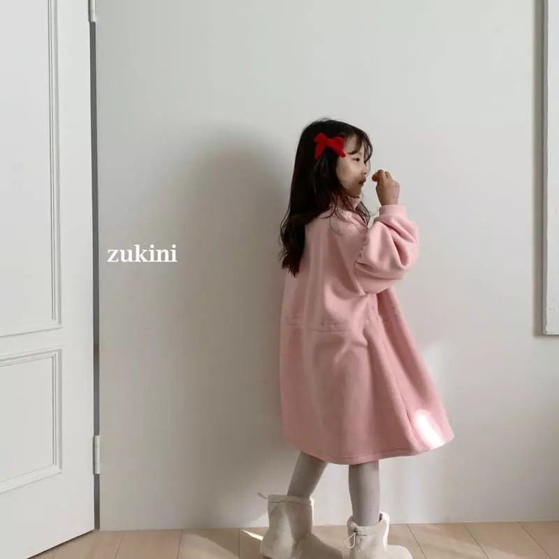 Zukini - Korean Children Fashion - #childofig - Heart Anorak One-piece - 5