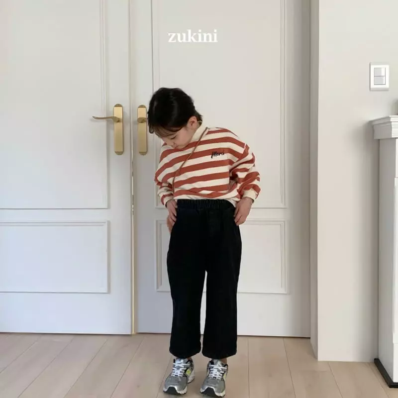 Zukini - Korean Children Fashion - #childofig - Merci Stripes Sweatshirt - 3