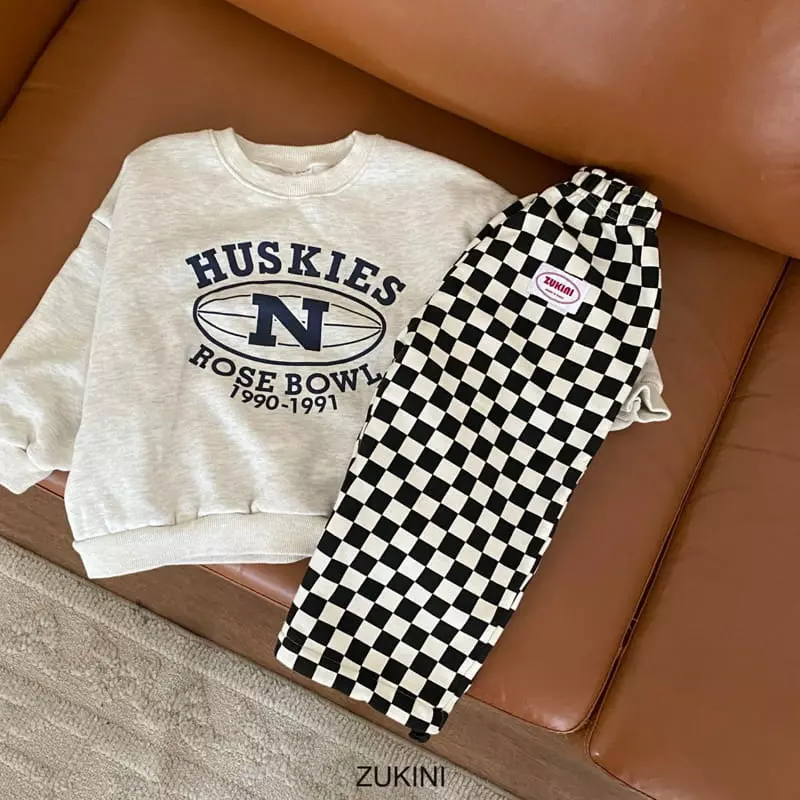 Zukini - Korean Children Fashion - #designkidswear - Checker Pants - 10