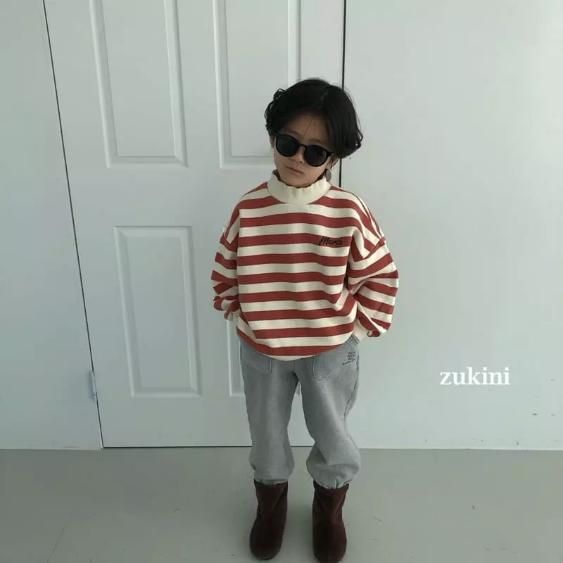 Zukini - Korean Children Fashion - #discoveringself - Merci Stripes Sweatshirt - 6