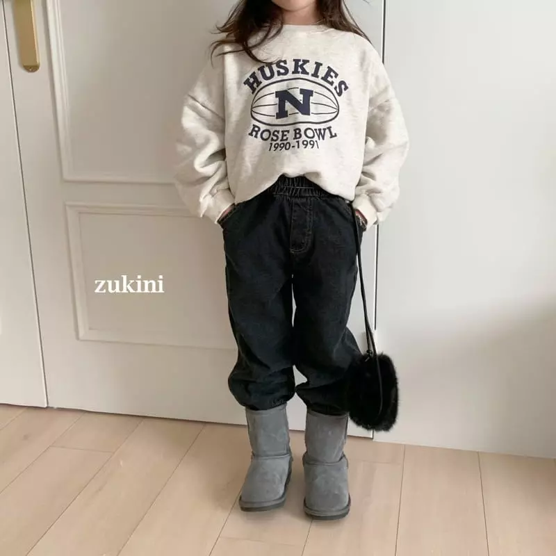 Zukini - Korean Children Fashion - #fashionkids - Banding Jeans - 2