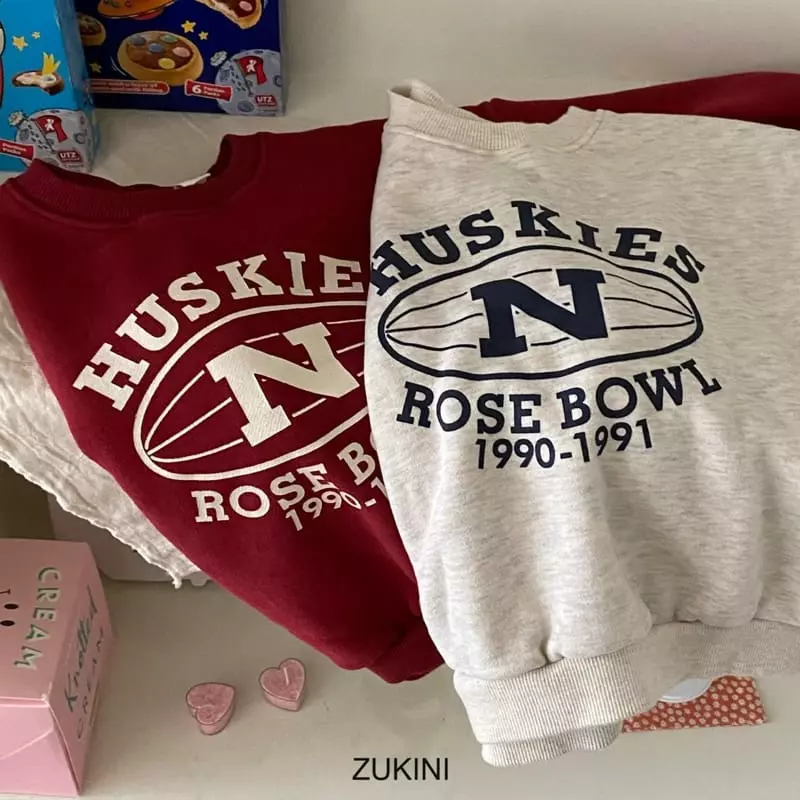 Zukini - Korean Children Fashion - #kidsshorts - Basket Sweatshirt - 7