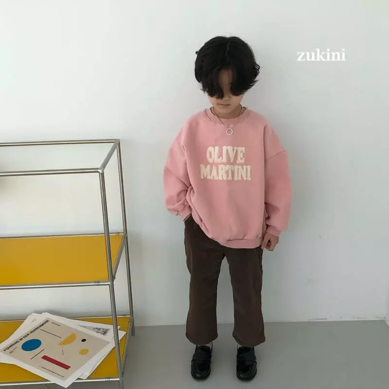 Zukini - Korean Children Fashion - #fashionkids - Olive Sweatshirt - 4