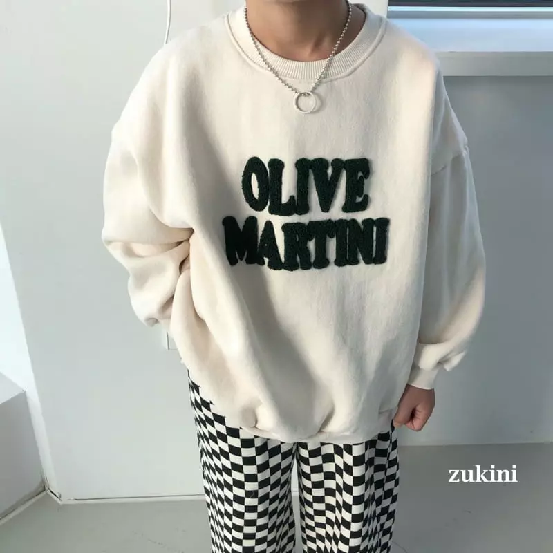 Zukini - Korean Children Fashion - #kidsstore - Olive Sweatshirt - 5