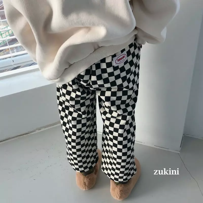 Zukini - Korean Children Fashion - #littlefashionista - Checker Pants - 4
